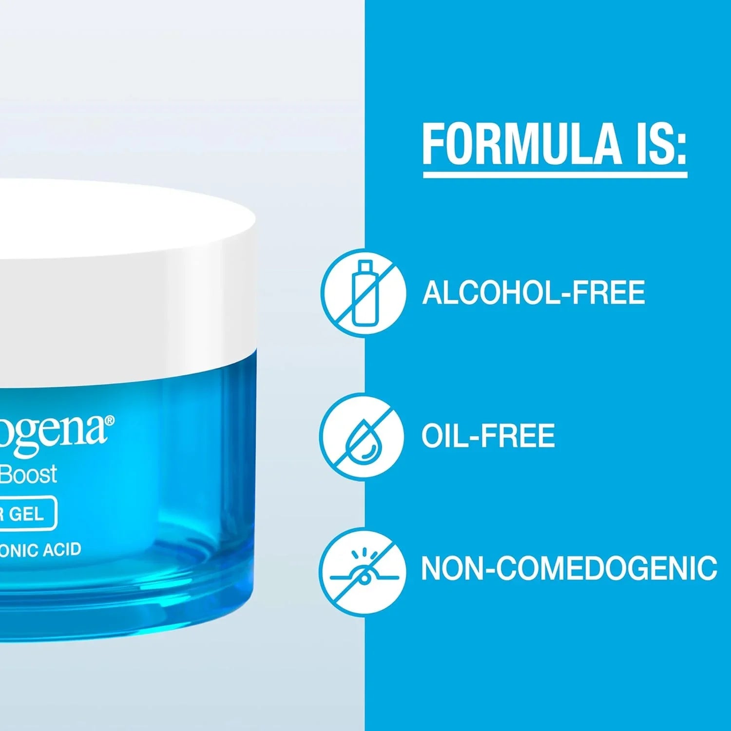 Neutrogena Hydro Boost Water Gel Daily Facial Moisturizer with Hyaluronic Acid, 1.7 Fl. Oz, Hydro Boost Hydrating Facial Cleansing Gel with Hyaluronic Acid, 2 Oz, Travel Size