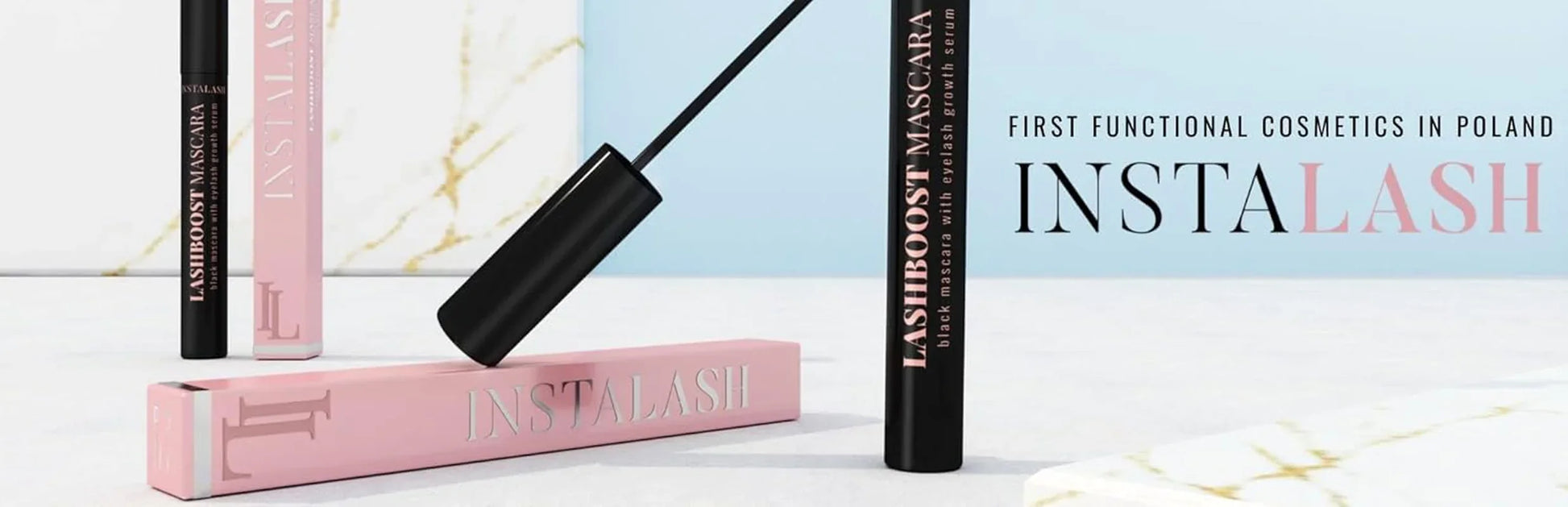Lashboost Mascara with Lash Growth Serum | Advanced Eyelash Enhancing Serum Infused Black Mascara | Eyelash Treatment Helps Boost Lash Length, Volume & Definition 10Ml