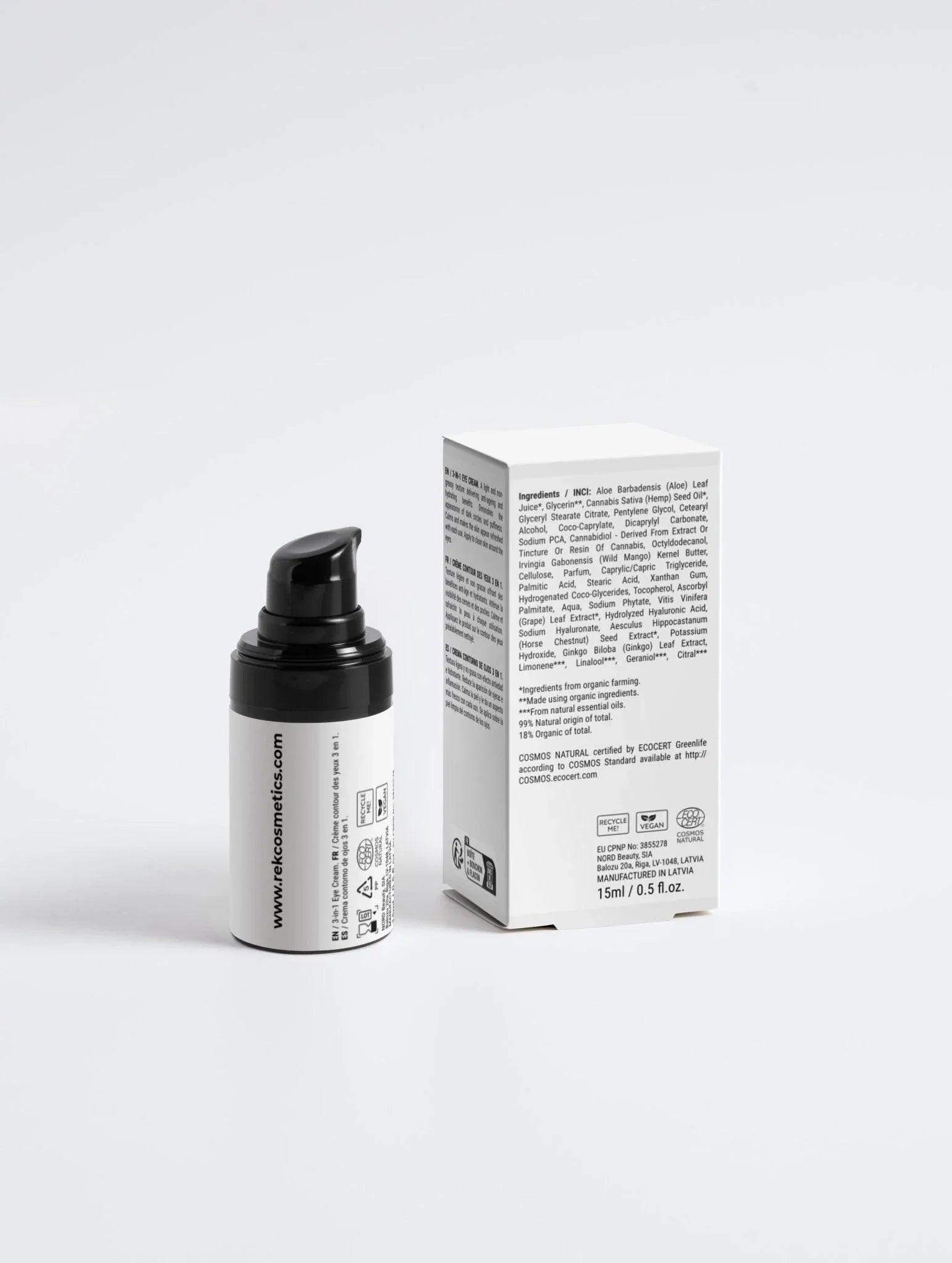 REK Cosmetics 3-in-1 Eye Cream for Men – Anti-Aging & Hydrating