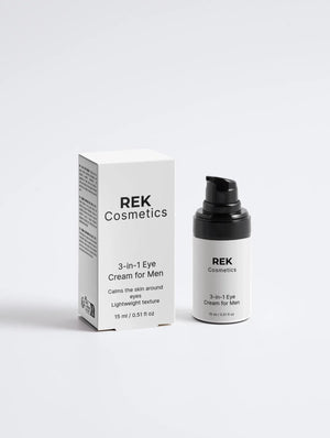 REK Cosmetics 3-in-1 Eye Cream for Men – Anti-Aging & Hydrating