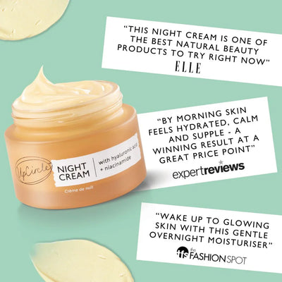 UpCircle Night Cream with Hyaluronic Acid + Niacinamide - Image 3