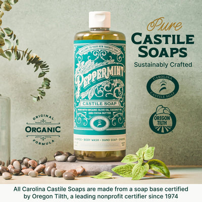 Carolina Castile Soap Peppermint Castile Soap - Image 4