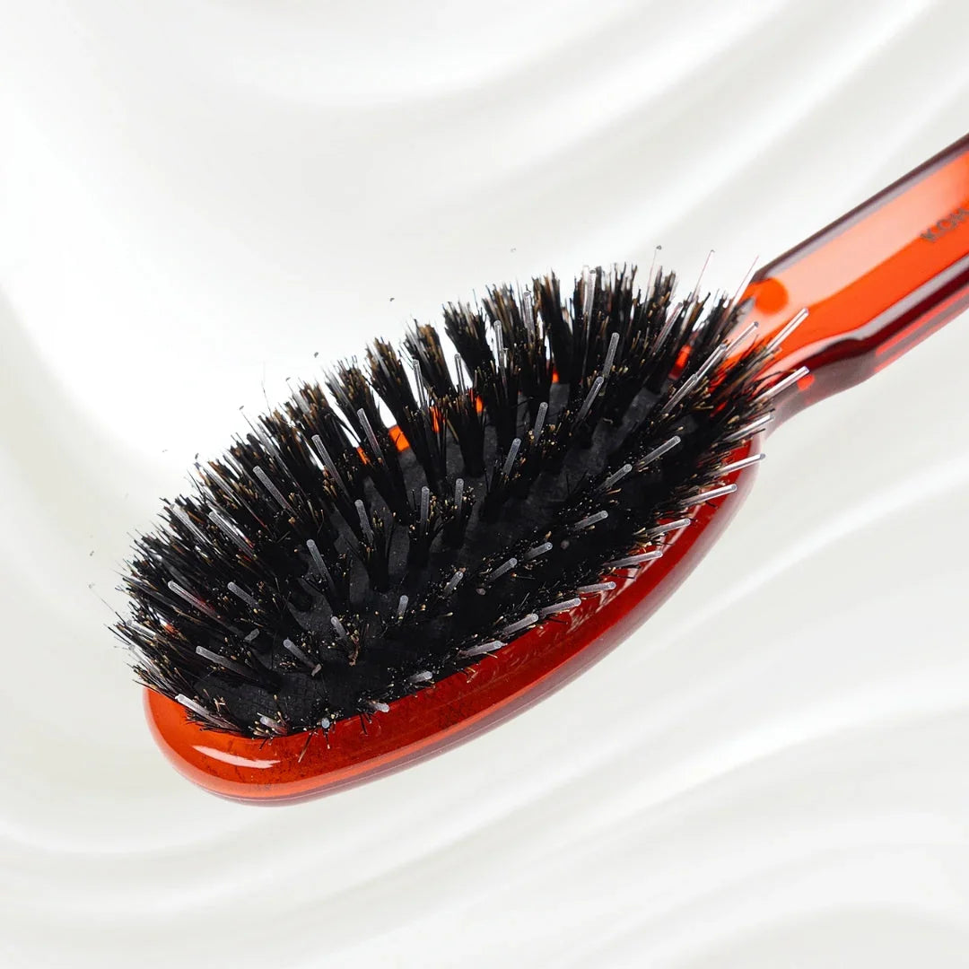 KOH-I-NOOR All Seasons Mixed Bristle Brush - Boar & Nylon for Normal to Thick Hair