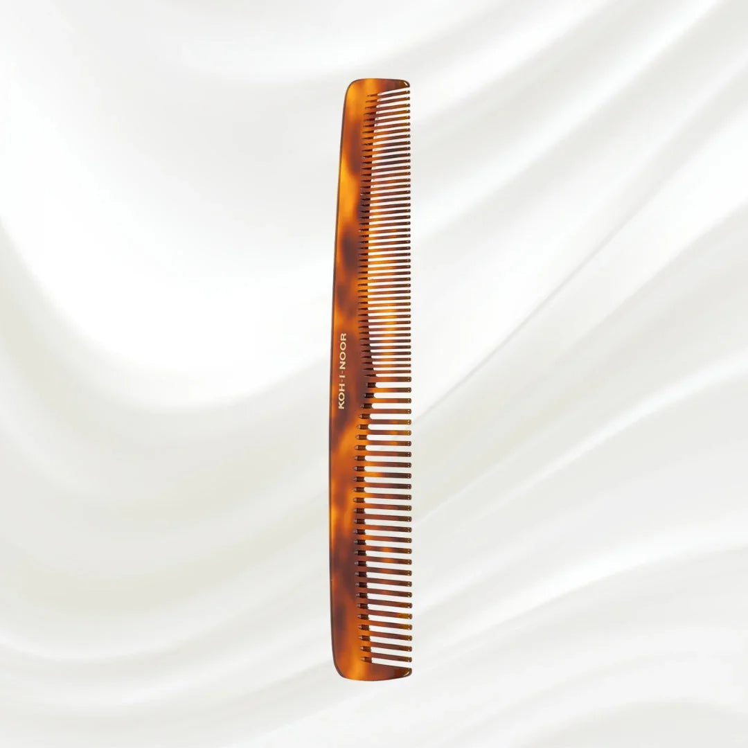 KOH-I-NOOR Jaspè Dual-Tooth Comb for Detangling & Smoothing