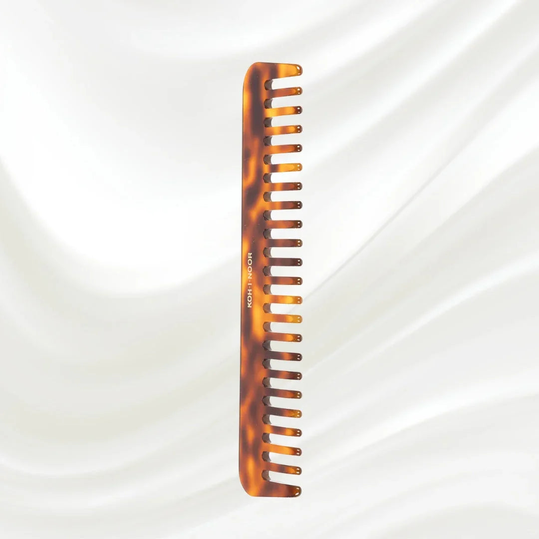 KOH-I-NOOR Beauty USA Jaspè Wide Tooth Comb - Detangling for Wet Hair & Curls