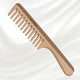 KOH-I-NOOR Beauty USA Legno Beech and Kotibe Wood Wide Tooth Comb