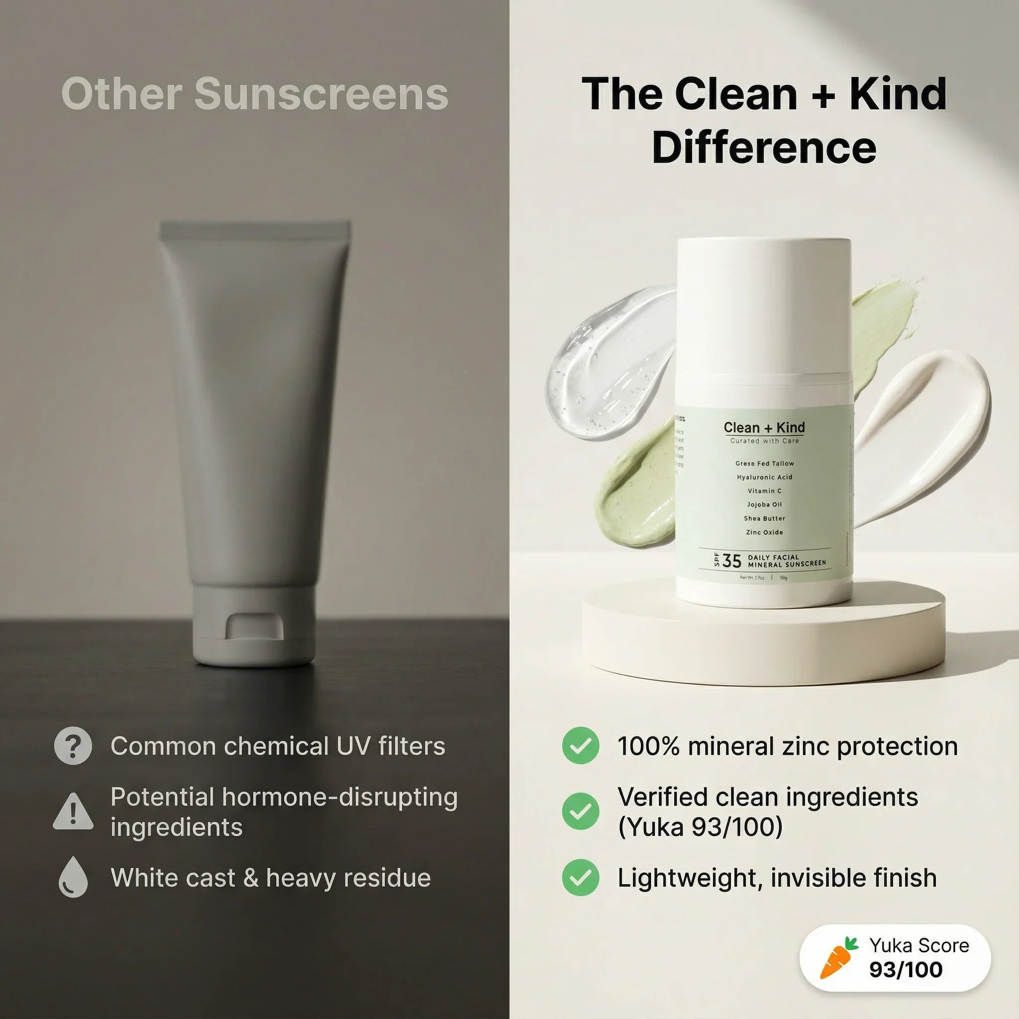 Clean + Kind Daily Moisturizing Sunscreen - SPF 35