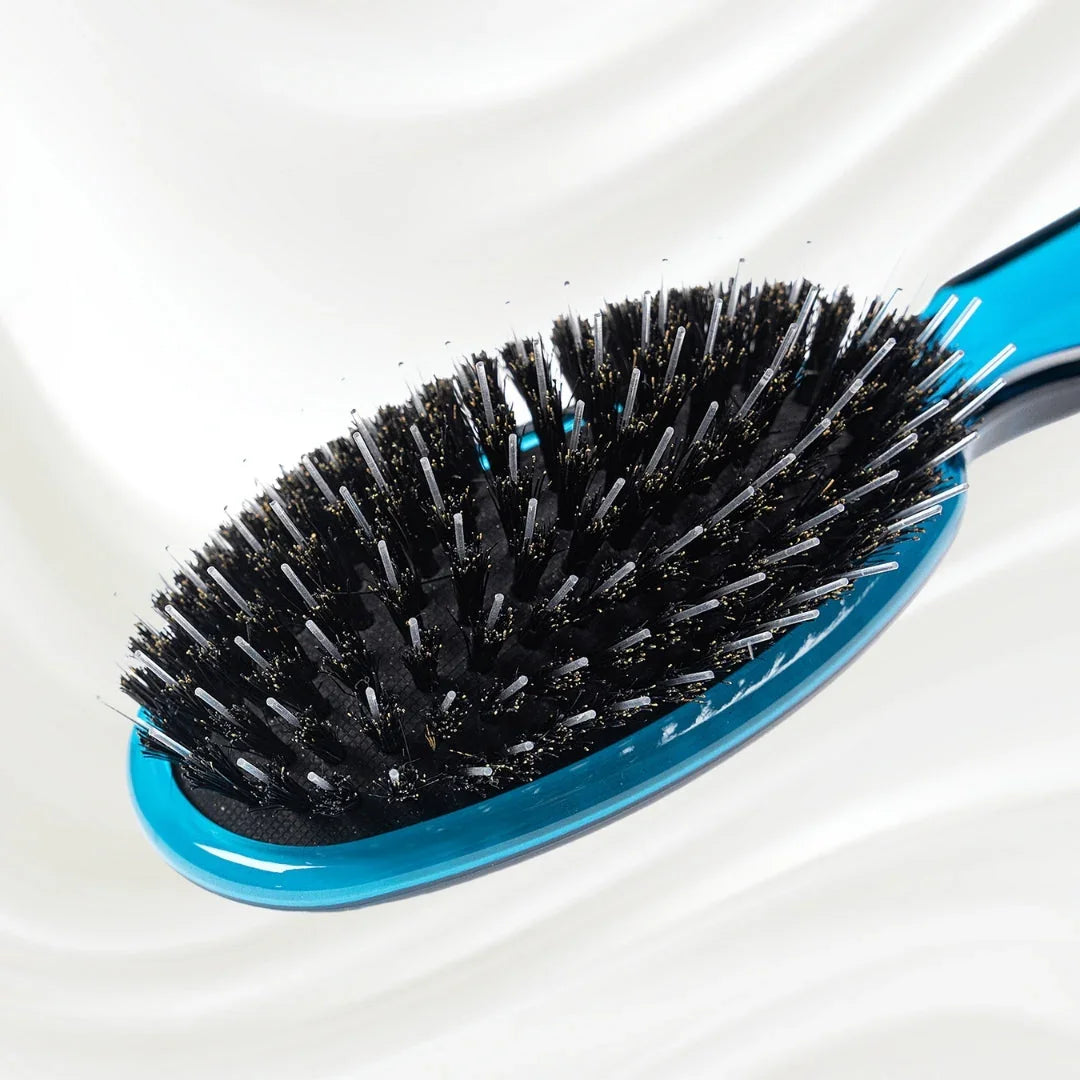KOH-I-NOOR All Seasons Mixed Bristle Brush - Boar & Nylon for Normal to Thick Hair