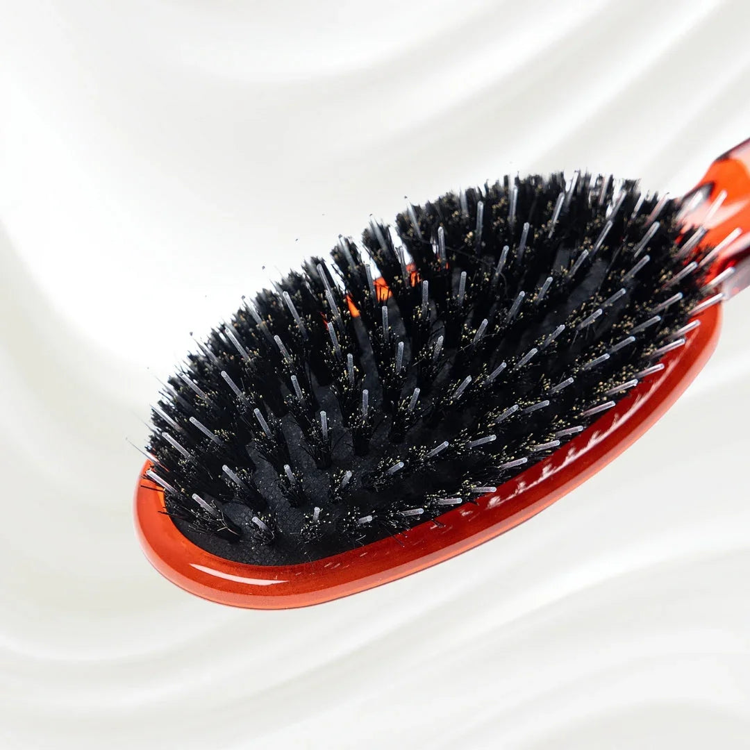 KOH-I-NOOR All Seasons Mixed Bristle Brush - Boar & Nylon for Normal to Thick Hair