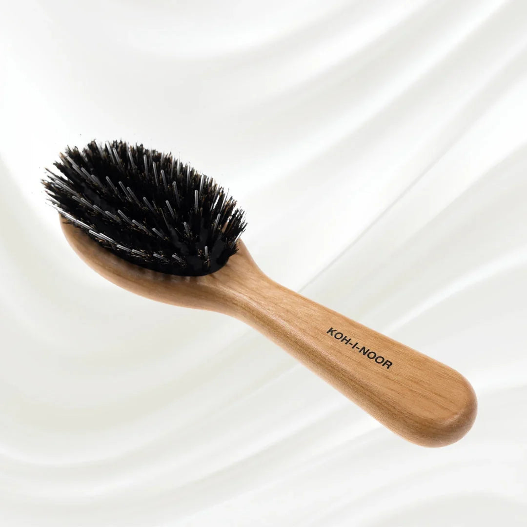 KOH-I-NOOR Legno Alder Wood Hair Brush for Normal to Thick Hair