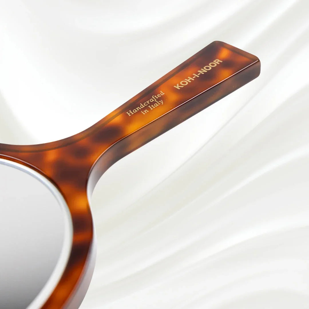 KOH-I-NOOR Luxury Hand Mirror - Classic Tortoiseshell