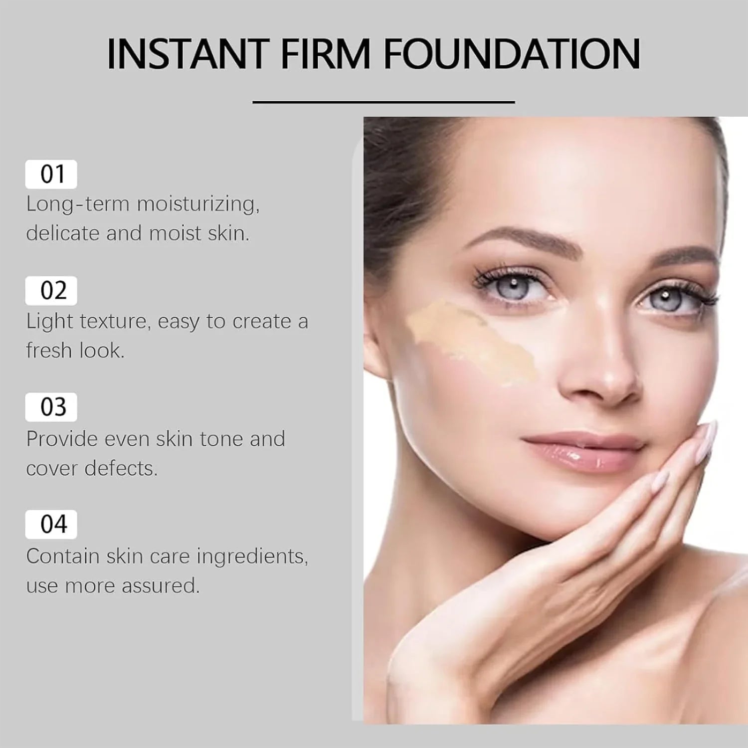 Instant Face Tightener Cream - Face Tightener No-Filter Primer, Instant Face Tightener Primer,Skin Tightener Face Primer for Makeup (2PCS)