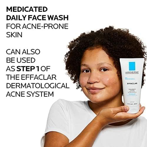 La Roche-Posay Effaclar Medicated Gel Cleanser, Foaming Acne Face Wash