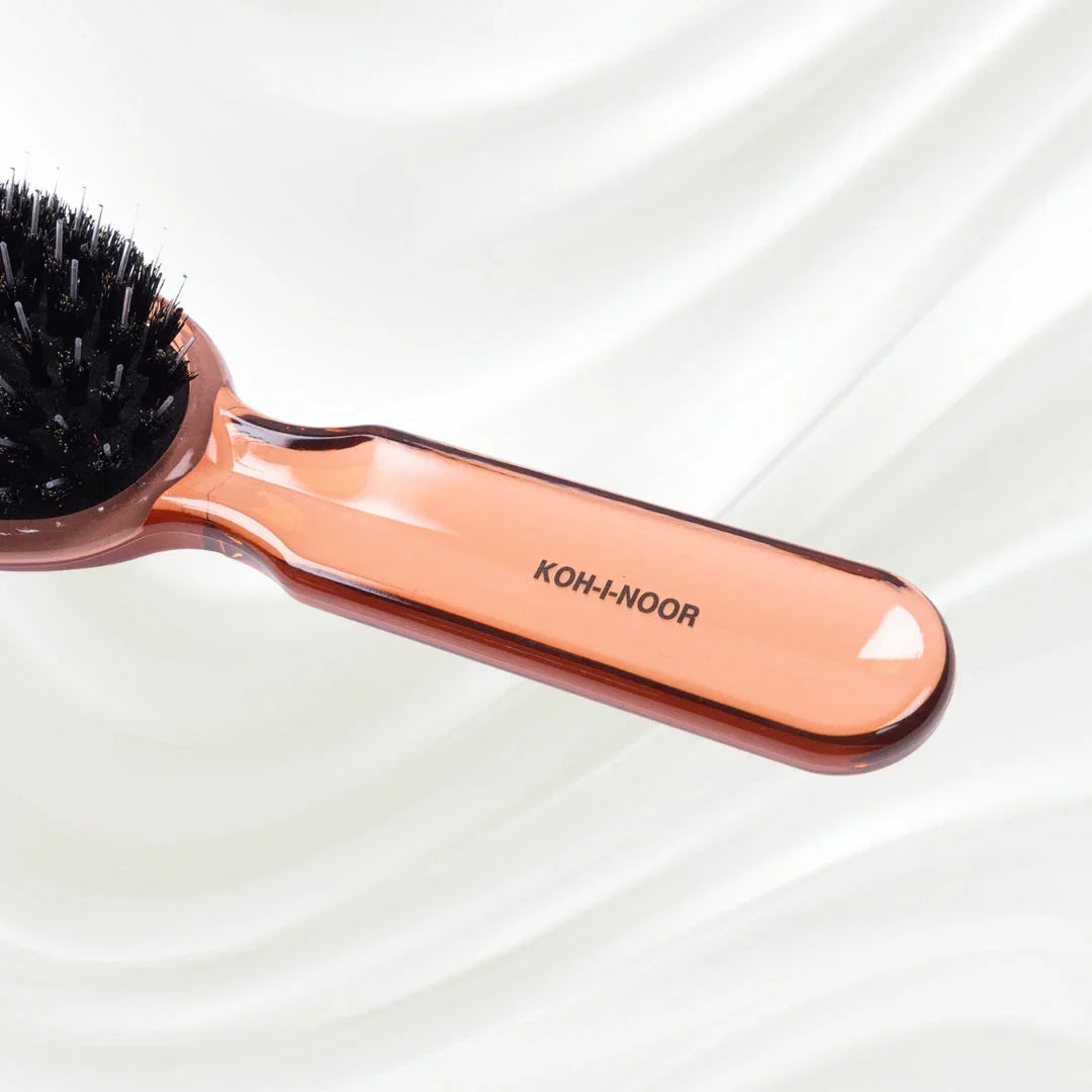KOH-I-NOOR All Seasons Mixed Bristle Brush - Boar & Nylon for Normal to Thick Hair
