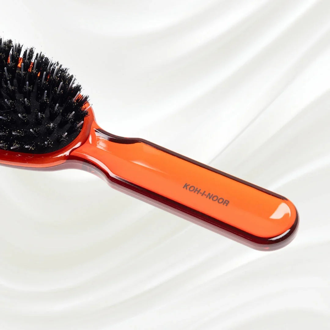 KOH-I-NOOR All Seasons Mixed Bristle Brush - Boar & Nylon for Normal to Thick Hair