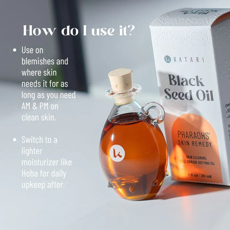 Katari Beauty Black Seed Oil - Acne Fighting & Clear Skin