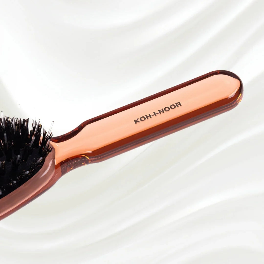KOH-I-NOOR All Seasons Mixed Bristle Brush - Boar & Nylon for Normal to Thick Hair