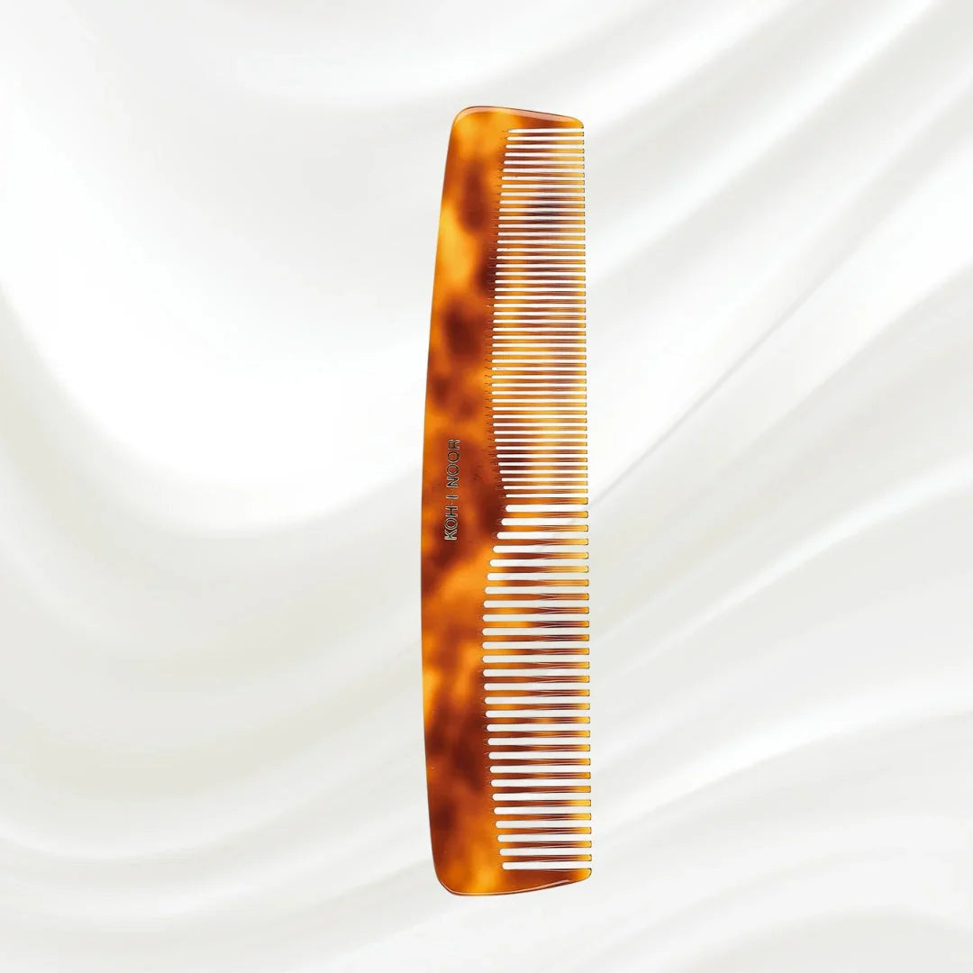 KOH-I-NOOR Jaspè Dual-Tooth Comb for Detangling & Smoothing