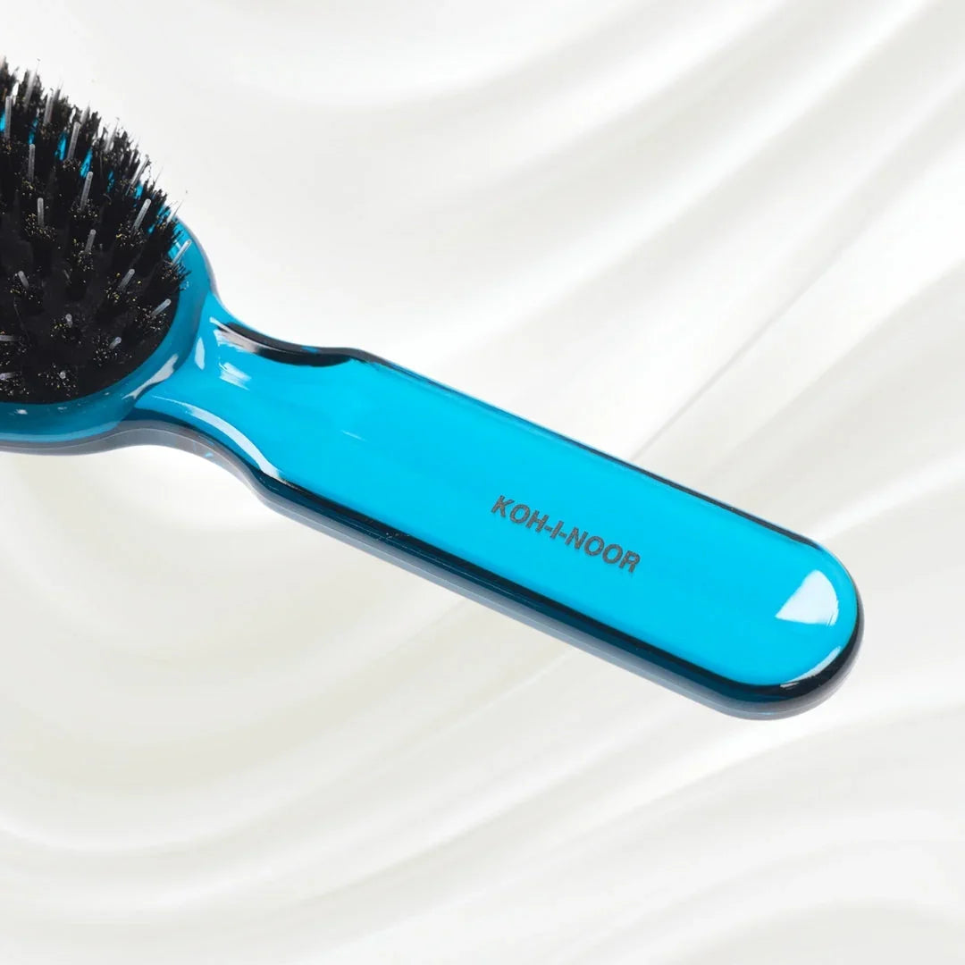 KOH-I-NOOR All Seasons Mixed Bristle Brush - Boar & Nylon for Normal to Thick Hair