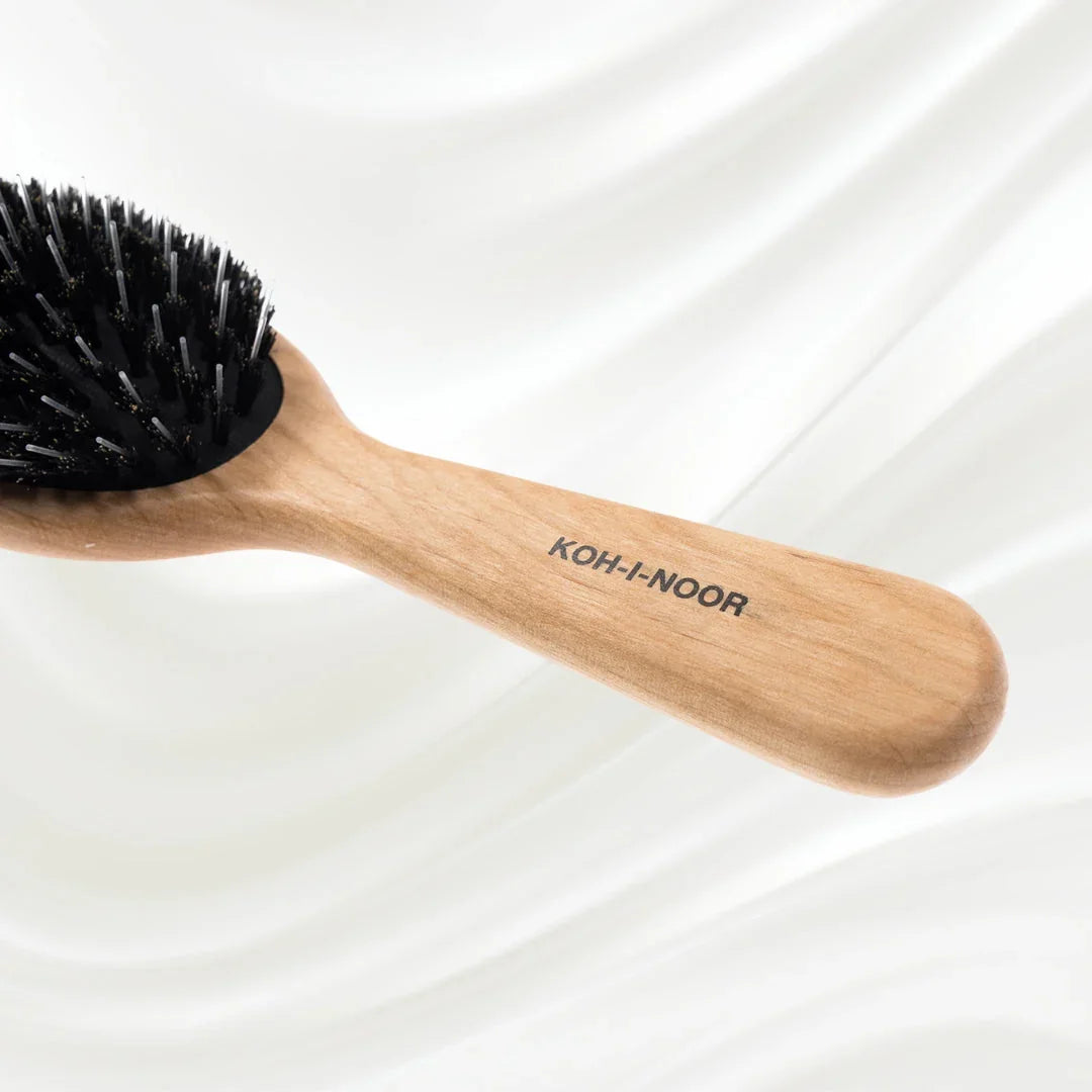KOH-I-NOOR Legno Alder Wood Hair Brush for Normal to Thick Hair