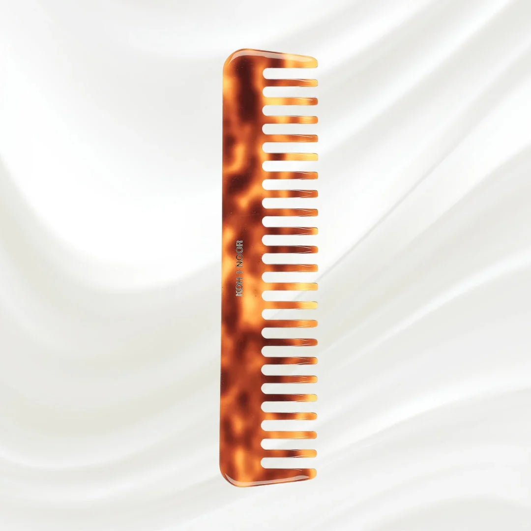 KOH-I-NOOR Beauty USA Jaspè Wide Tooth Comb - Detangling for Wet Hair & Curls