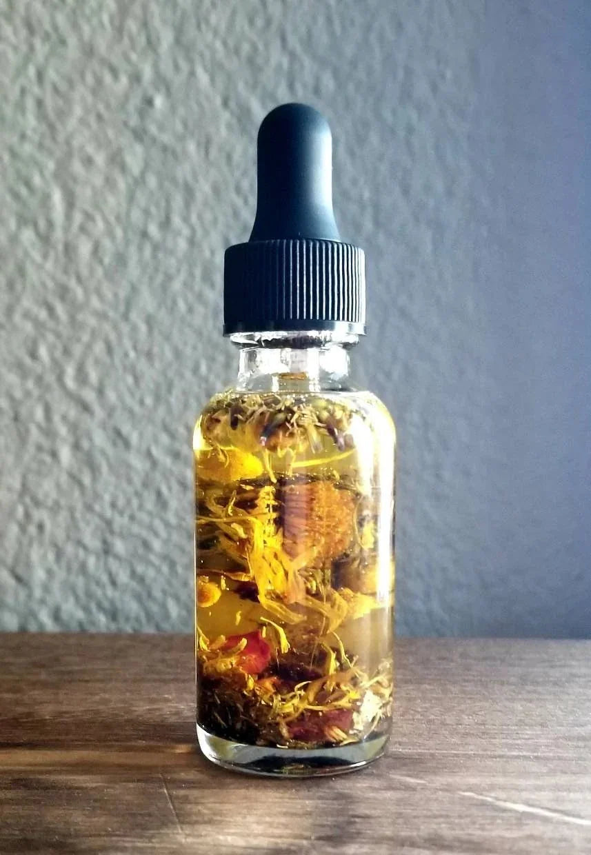 Amour Propre® Sweet Yoni: Sacred Feminine Oil | 1oz, 2 oz | Natural Vaginal Lubricant | Amethyst and Quartz Crystal Infused
