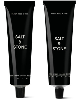 Salt & Stone Black Rose & Oud Lotion Bundle