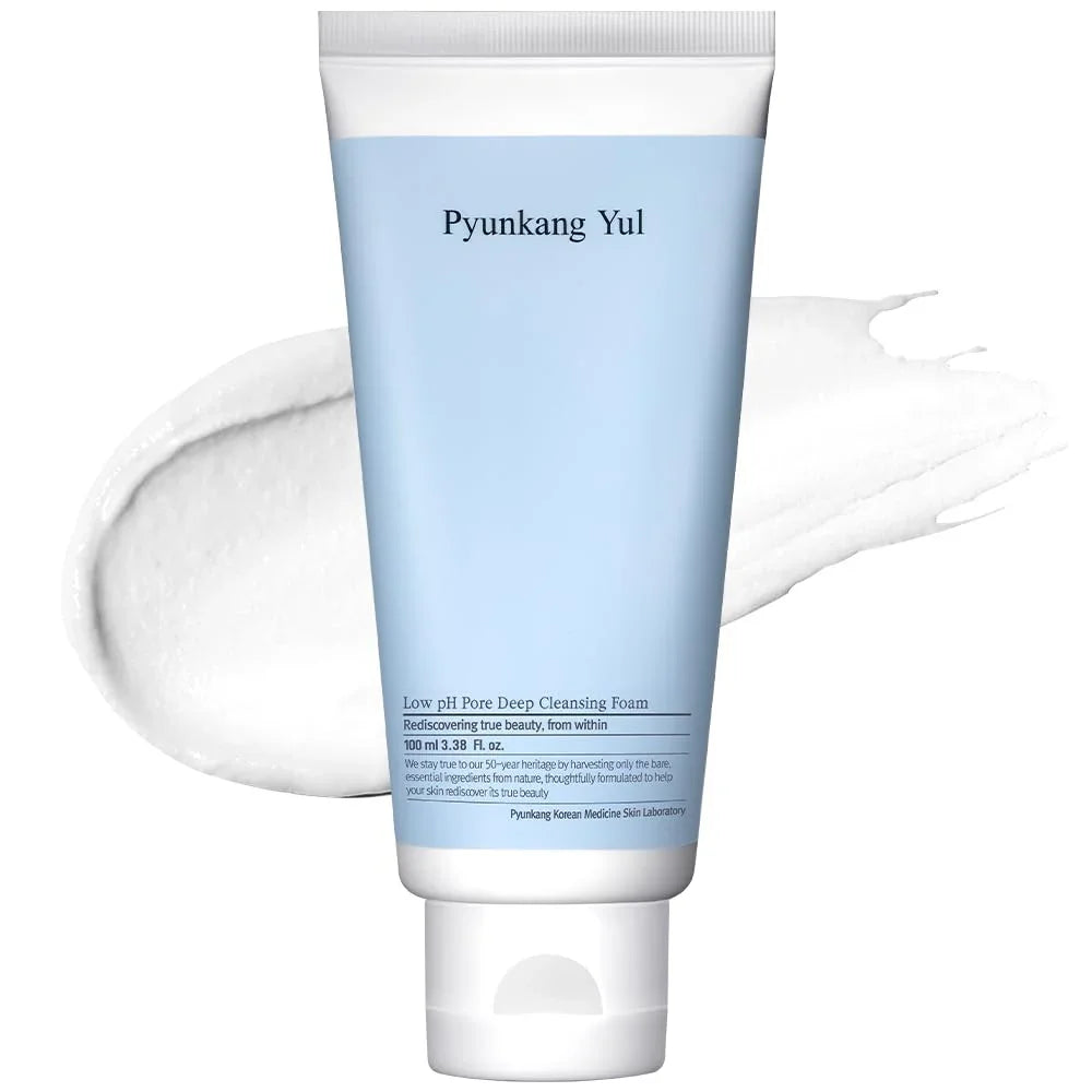 Pyunkang Yul PKY Low pH Pore Deep Cleansing Foam with Tea Tree and Witch Hazel (3.38 Fl. Oz, 100ml)
