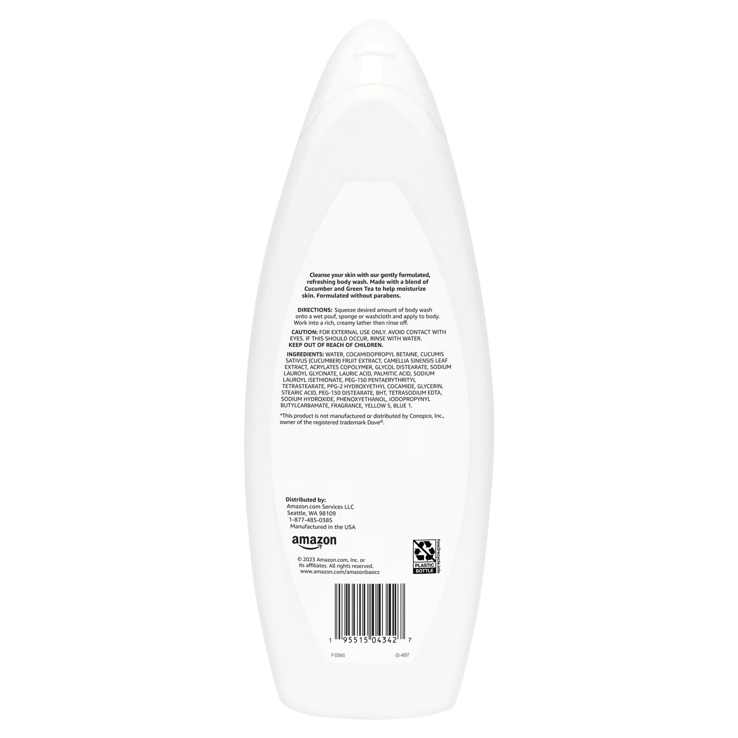 Amazon Basics Cucumber Body Wash