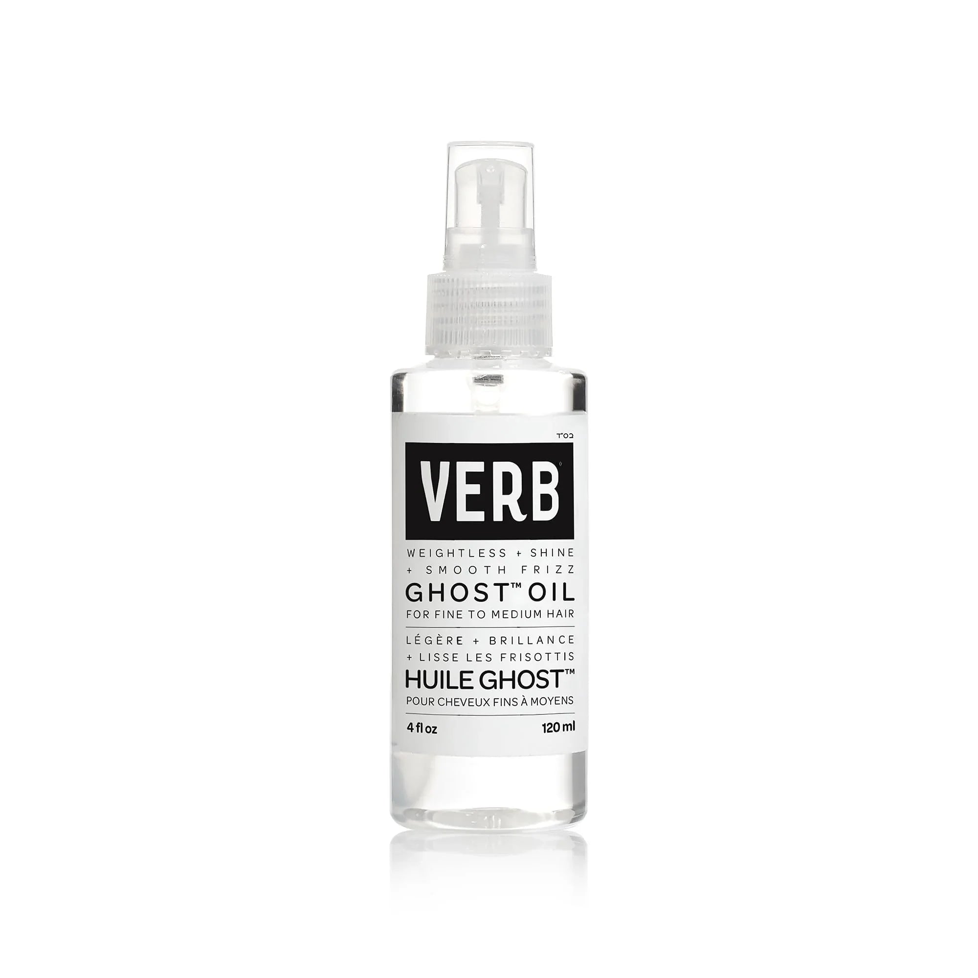 VERB Ghost Hair Oil, 4 fl oz- Weightless Hair Oil for Fine to Medium Hair