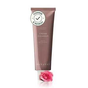 RANAVAT BOTANICS Cream Cleanser - Daily Facial Cleanser Doubles as Waterproof Eye Makeup Remover