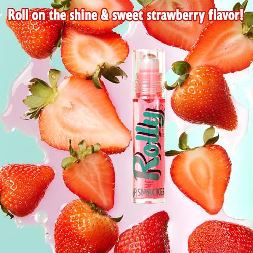 Lip Smacker Strawberry Rolly Lip Gloss