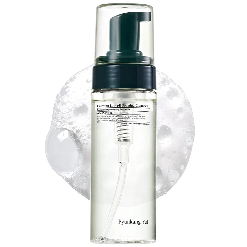 Pyunkang Yul PKY Calming Low pH Foaming Cleanser Tea Tree, Centella Asiatica, Hyaluronic Acid