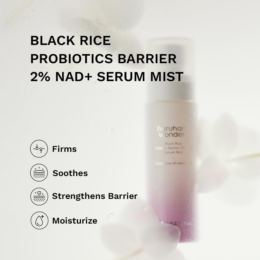 Haruharu Black Rice NAD+ Serum Mist