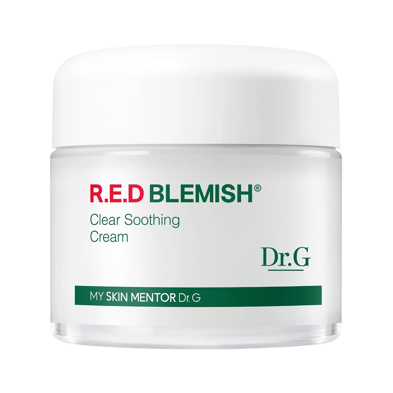 Dr.G R.E.D. Blemish Clear Soothing Cream - Calming Korean Moisturizer for Redness
