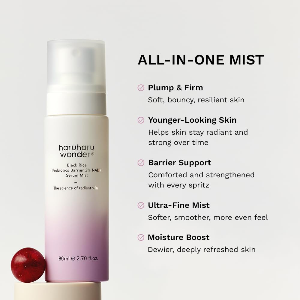 Haruharu Black Rice NAD+ Serum Mist