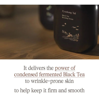 Pyunkang Yul PKY Black Tea Boosting Serum for Anti-Aging (1.52 Fl. Oz, 45ml) - Image 4