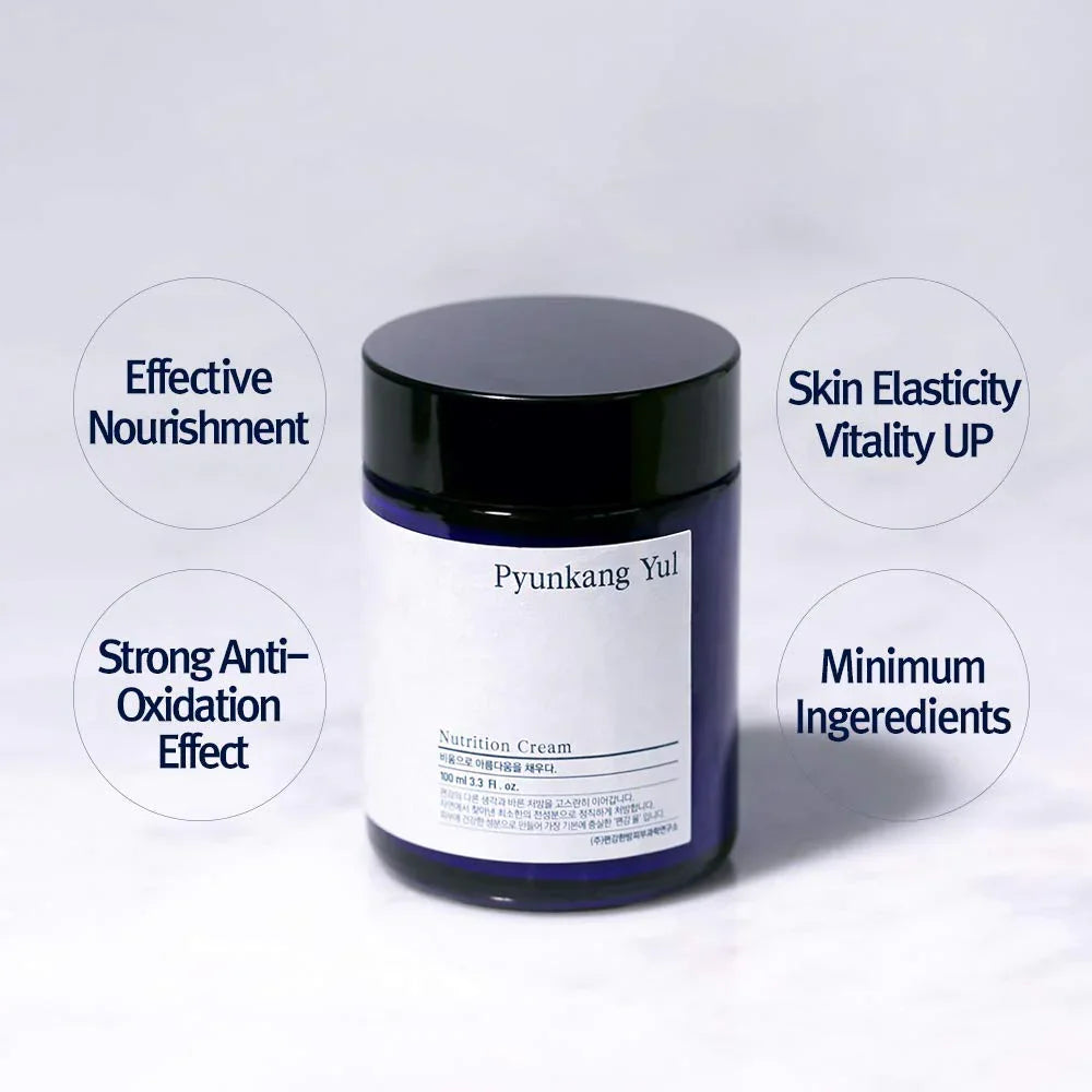 PYUNKANG YUL Nutrition Cream - Shea Butter, Macadamia 3.4 Fl oz