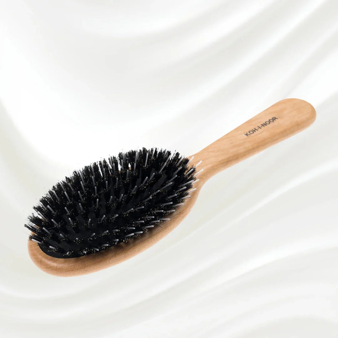 KOH-I-NOOR Legno Alder Wood Hair Brush for Normal to Thick Hair