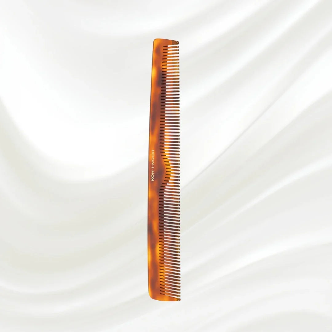 KOH-I-NOOR Jaspè Dual-Tooth Comb for Detangling & Smoothing