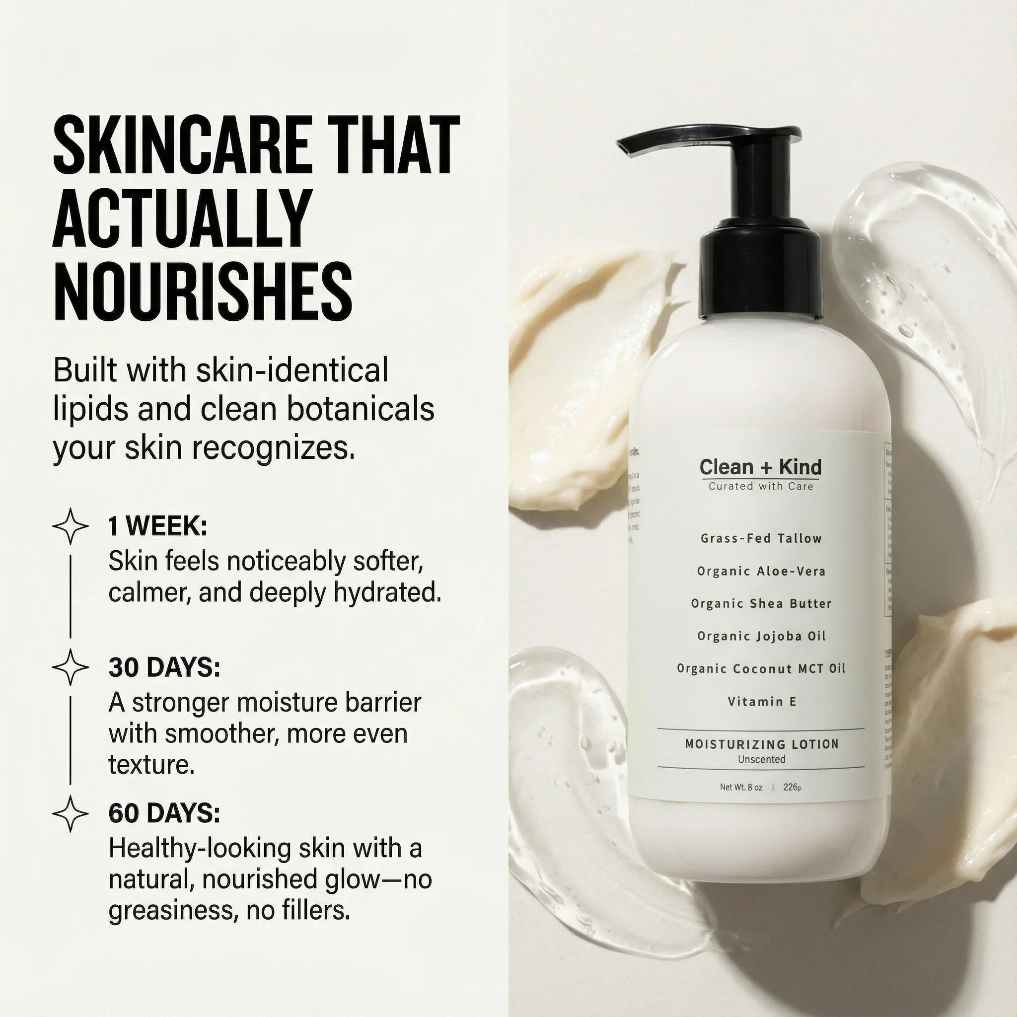 Clean + Kind Tallow Lotion