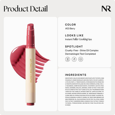 Nature Republic Berry Lip Melting Stick - Image 3