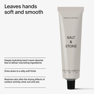 Salt & Stone Santal & Vetiver Hand Cream - Image 3