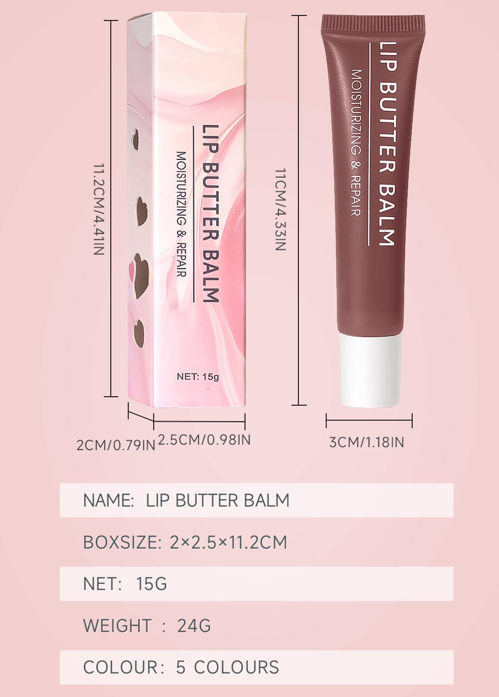 HUDABABY Tinted Lip Butter Set