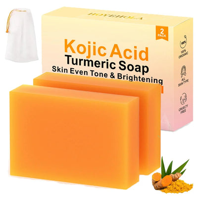 HOYEHOLA Kojic Acid Turmeric Soap Bar - Image 1