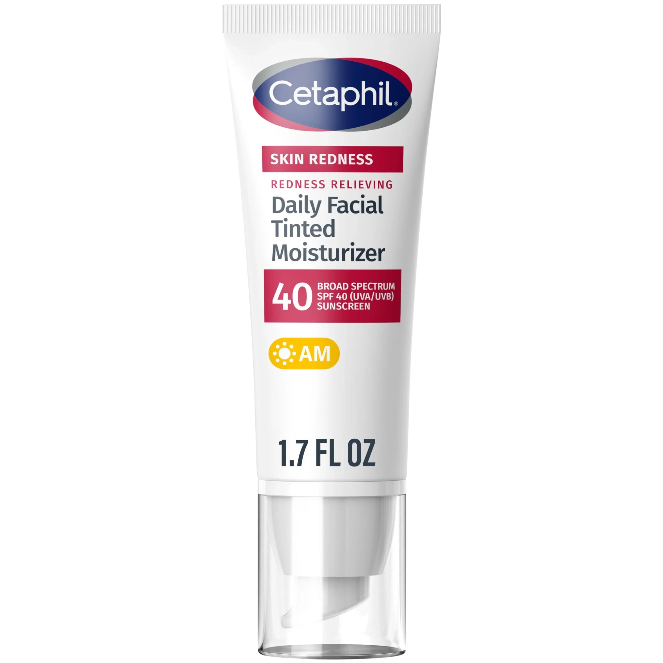 Cetaphil Redness Relieving Daily Facial Moisturizer SPF 40, 1.7 fl oz