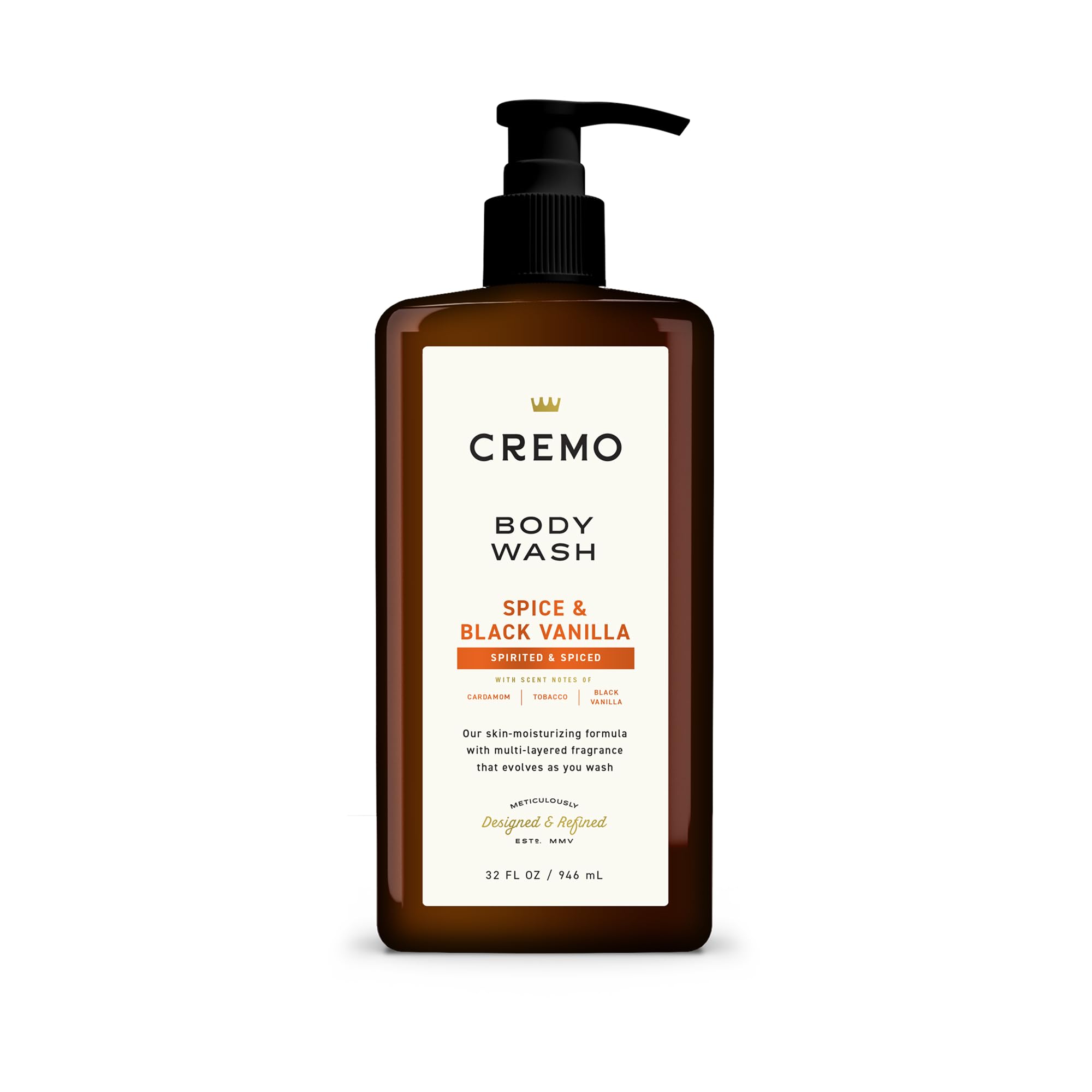 Cremo Spice & Black Vanilla Body Wash