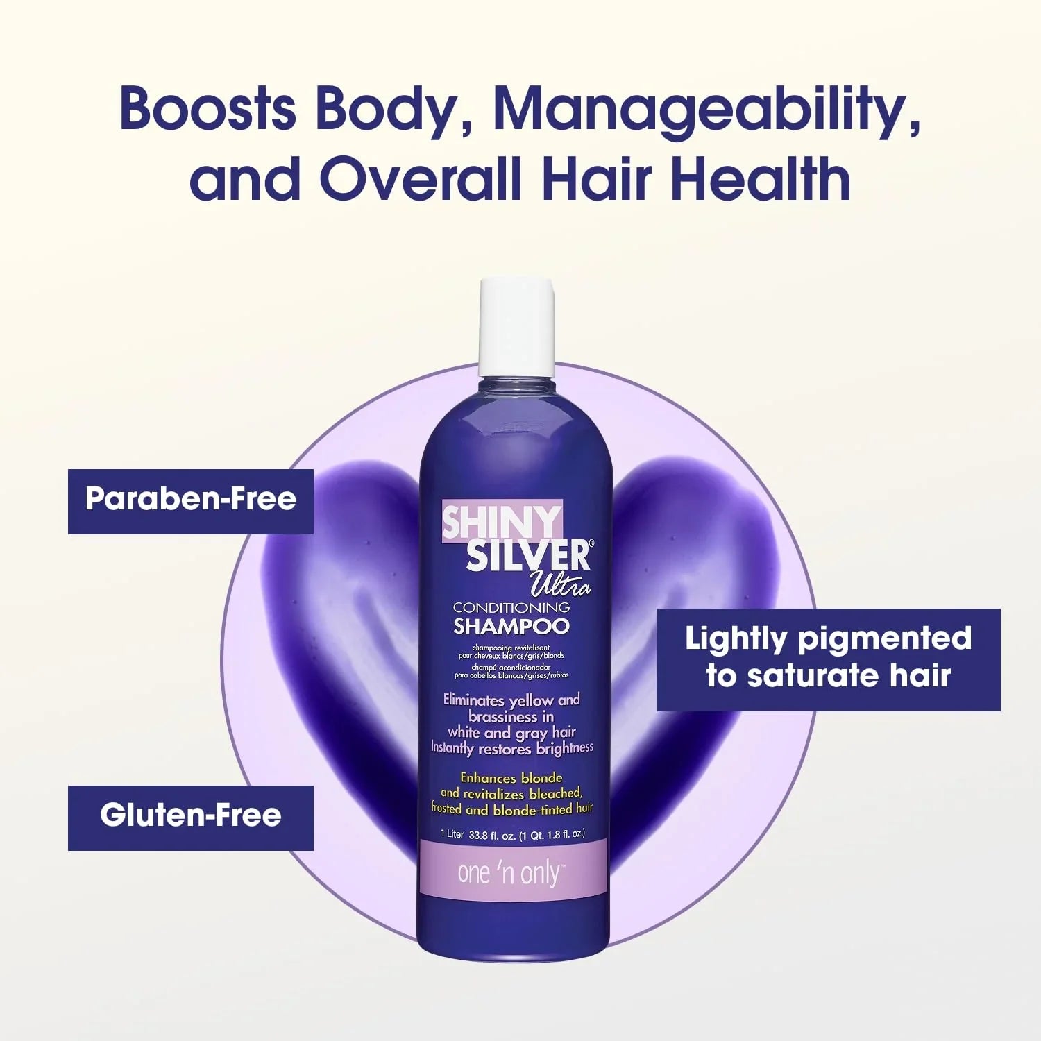 One 'N Only Shiny Silver Purple Shampoo