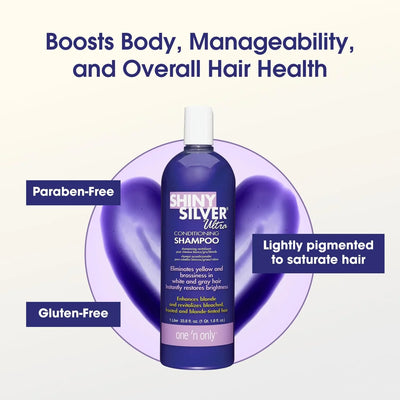 One 'N Only Shiny Silver Purple Shampoo - Image 4