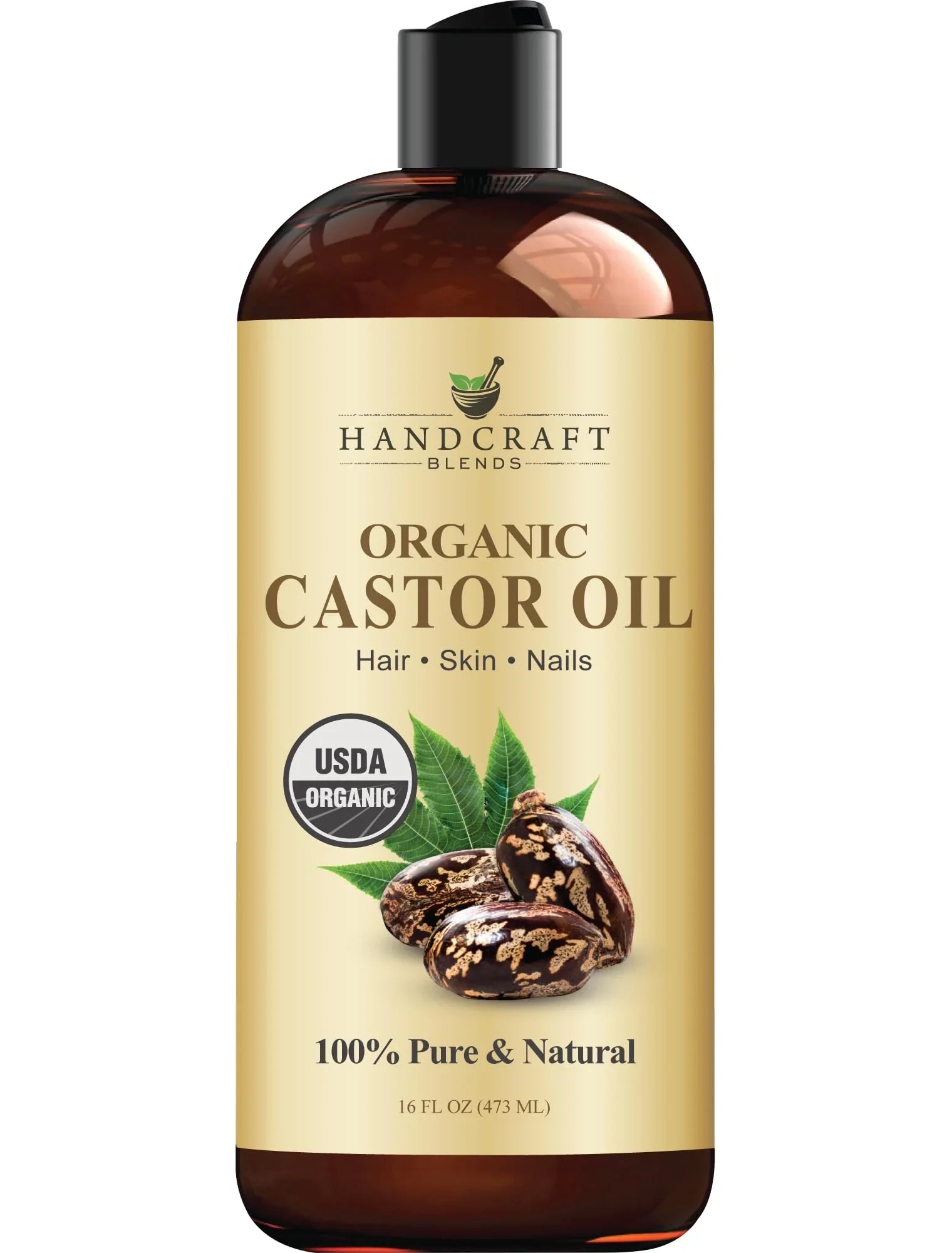 Handcraft Blends Organic Castor Oil 16 Fl Oz